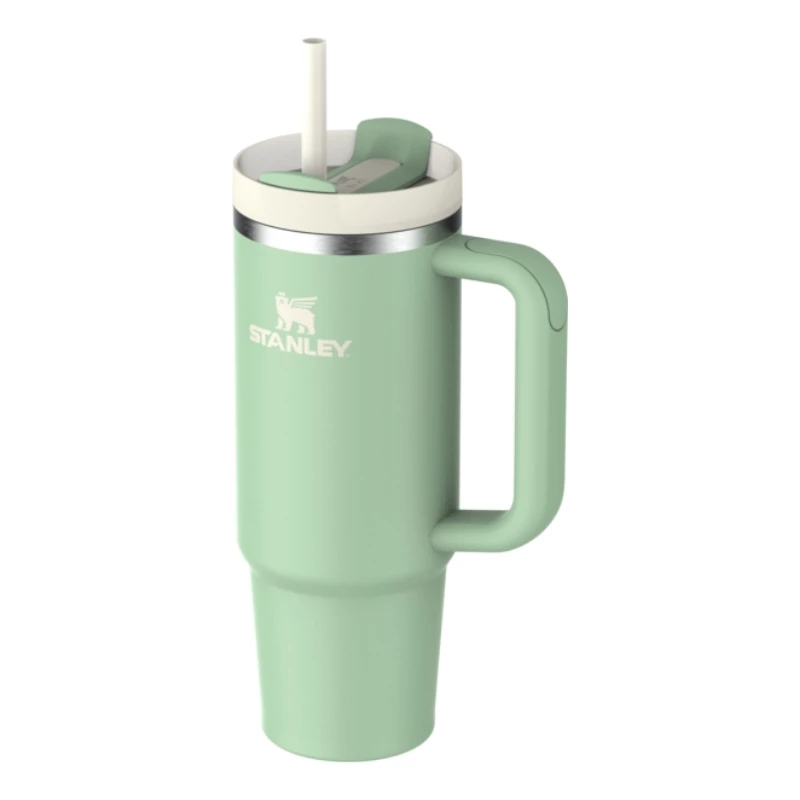 STANLEY Quencher H2.0 FlowState termoss ar salmiņu 0,89L pistāciju