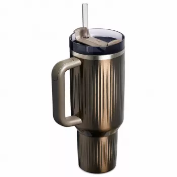 STANLEY Quencher H2.O Fluted termokrūze 1.18L GunMetal Shine