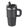 STANLEY Quencher ProTour Flip Straw termosskrūzējs 0,59L melns termokrūze ar salmiņu