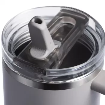 STANLEY Quencher ProTour Flip Straw Tumbler 1,18L gaiši pelēks
