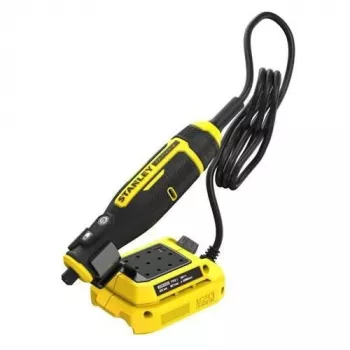 STANLEY SFMCE030B-XJ Mini slīpmašīna 130W ar mainīgu ātrumu rotācijas instruments ar 25 piederumiem un elastīgu vārpstu
