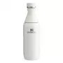 STANLEY The All Day Slim Bottle 0,35L spīdīgi krēmkrāsas vakuuma izolēta nerūsējošā tērauda pudele