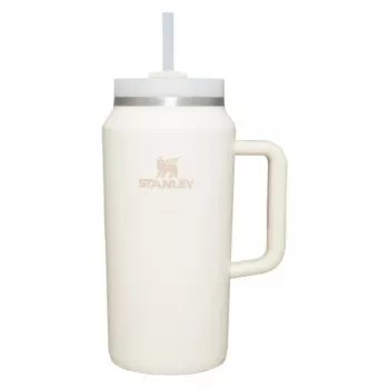 STANLEY The Quencher H2.0 FlowState termoss 1,90L krēmkrāsā ar salmiņu