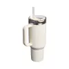 STANLEY The Quencher H2.0 rievotais termoss 1,18L spīdīgi krēmkrāsā ar salmiņu
