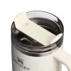 STANLEY The Quencher H2.0 rievotais termoss 1,18L spīdīgi krēmkrāsā ar salmiņu