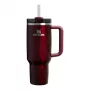 STANLEY The Quencher H2.0 Fluted Tumbler 1,18L spīdīgi bordo termokrūze ar salmiņu