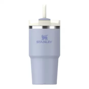 STANLEY The Quencher H2.O FlowState termoss 0,59L gaiši zils ar salmiņu