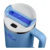 STANLEY The Quencher H2.O FlowState termoss 1,18L gaiši zils ar salmiņu