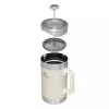 STANLEY The Stay-Hot French Press 1,4L kafijas termoss spīdīgi krēmkrāsā