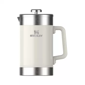 STANLEY The Stay-Hot French Press 1,4L kafijas termoss spīdīgi krēmkrāsā