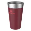 STANLEY Thermoglass The Stacking Tumbler 0,47L tumšsarkans