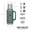 STANLEY Thermos The Artisan termoss 1,4L Forest Green