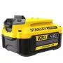 STANLEY V20 18V bezvadu komplekts – SFMCD716 bezsuku kombinētā urbjmašīna + SFMCG400 bezsuku leņķa slīpmašīna, 2.0Ah un 4.0Ah akumulatori, lādētājs, mīkstā soma