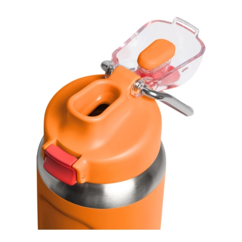 STANLEY Wellspring pudele 0,71L Flame Orange vakuumā izolēta nerūsējošā tērauda