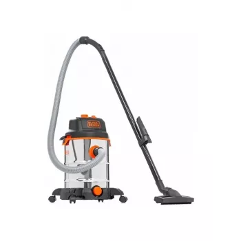 STANLEY Slapjās un sausās tīrīšanas putekļsūcējs 1600W 230V 30L Nerūsējošā tērauda tvertne