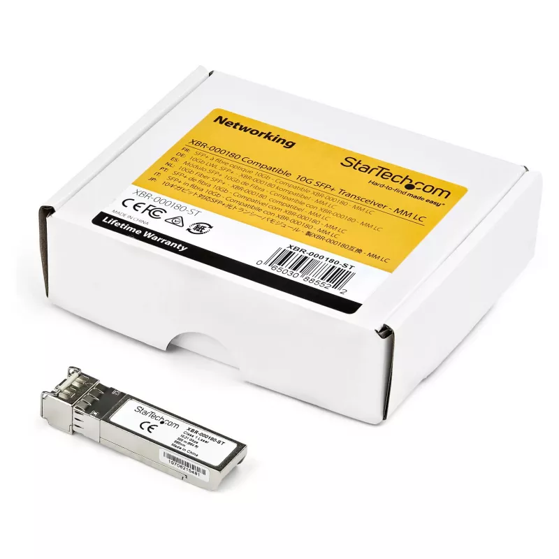 Startech 10 Gigabit LWL SFP+ uztvērēja modulis - HP J9150A saderīgs - MM LC ar DDM - 300m - 10GBase-SR