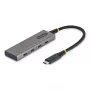 StarTech 4-Port USB-C Hub - 10 Gbps, 100W PD uzlāde, pārstrāvas aizsardzība, PCR alumīnijs - 3x USB-C 3.2 Gen 2 + 1x USB-C 3.2 Gen 2 (Power Delivery) - galddatoram