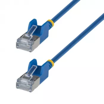 StarTech.com 0,5m (1.6ft) Cat6a Ultra Slim Snagless RJ-45 UTP Patch Cable - Blue