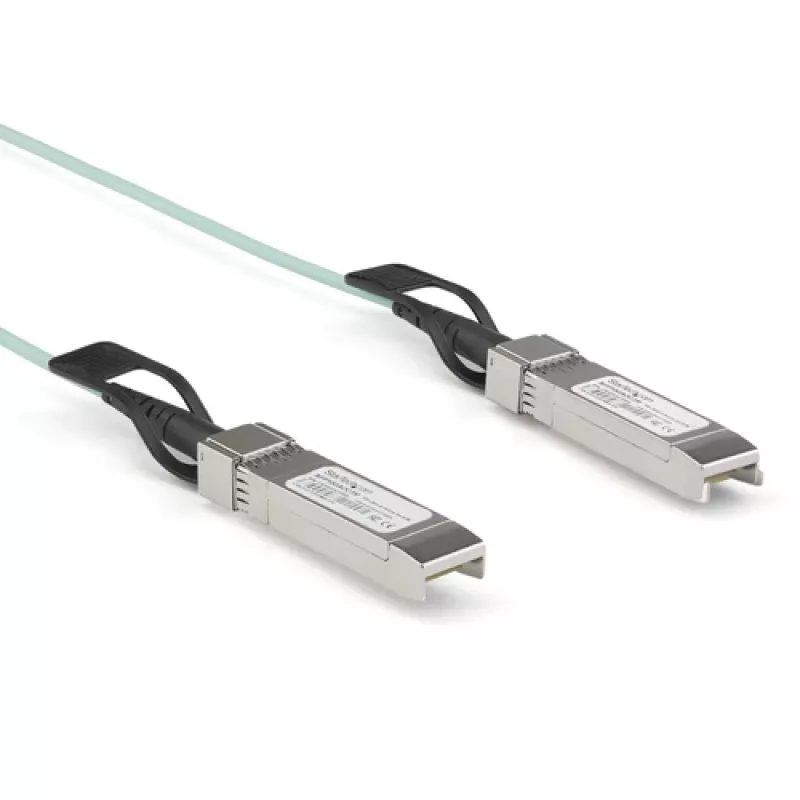 StarTech.com 2 m Dell EMC AOC-SFP-10G-2M saderīgs SFP+ AOC kabelis - 10GBase Ethernet kabelis - SFP+ (S)