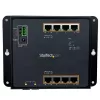 StarTech.com 8 Portu PoE+ Gigabit Ethernet Pārvaldāms Rūpnieciskais Slēdzis ar 2 SFP Portiem - Sienas Montāžai ar Priekšējo Piekļuvi