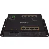 StarTech.com 8 Portu PoE+ Gigabit Ethernet Pārvaldāms Rūpnieciskais Slēdzis ar 2 SFP Portiem - Sienas Montāžai ar Priekšējo Piekļuvi