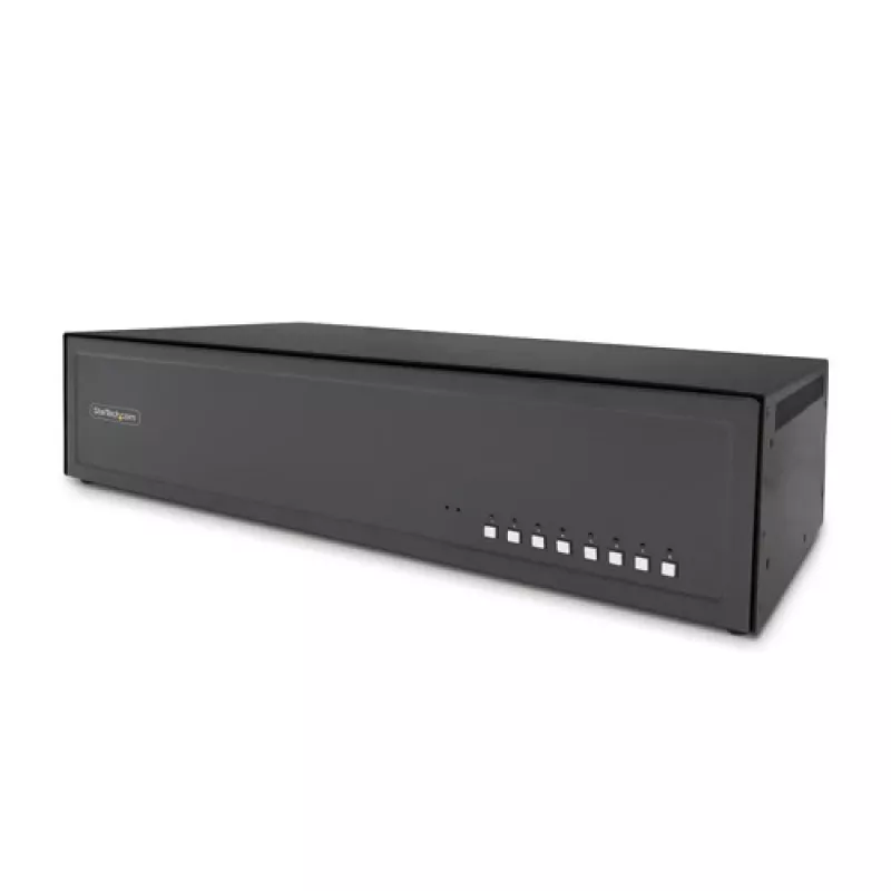 StarTech.com Secure 8-Port KVM slēdzis - 8 x KVM - statīvā montējams