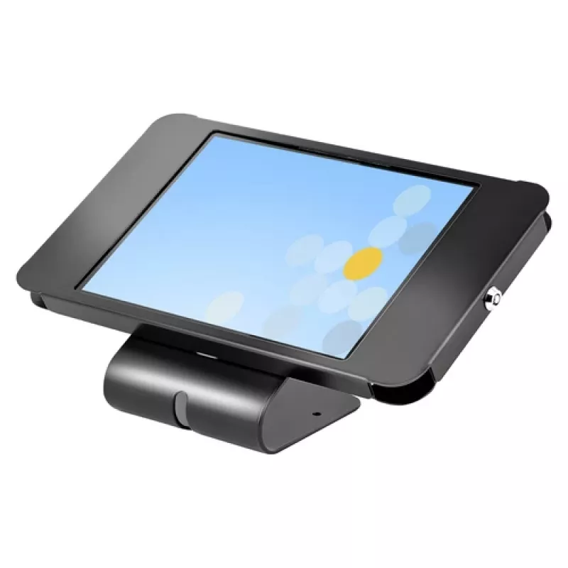 StarTech.com Secure Tablet Stand – Pretzādzību universāls planšetdatora turētājs planšetdatoriem līdz 10,5 collām, bloķējams galda K-Slot, VESA stiprinājums, sienas stiprinājums – drošības POS planšetdatora statīvs (SECTBLTPOS2)