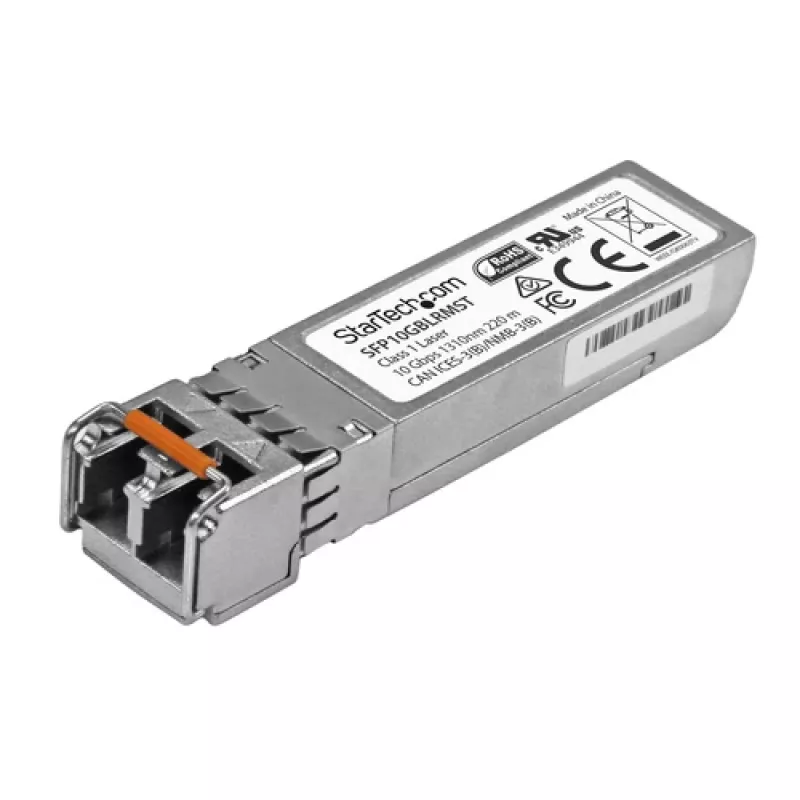StarTech.com SFP-10GBASE-LRM-ST SFP+ uztvērēja modulis, 10GBase-LRM, saderīgs ar Cisco, optiskā šķiedra, 1310nm, LC daudzmodu, DDM