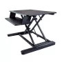 StarTech.com Sēdus-stāvus galda pārveidotājs ar tastatūras paplāti - 89 x 53 cm virsma - Ergonomisks augstuma regulējams stāvgalda pacēlājs - Piemērots 2 monitoriem - Iepriekš samontēts - Melns - 30 inch (76,2 cm) - 56 cm - 12,7 kg - 2,3 kg - Taisnstūra forma