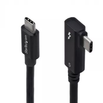 StarTech.com Thunderbolt 5 kabelis 0,8 m - USB-C vīriešu savienotājs uz USB-C vīriešu savienotāju - 80 Gbps / 120 Gbps - 240W - Melns