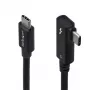 StarTech.com Thunderbolt 5 kabelis 0,8 m - USB-C vīriešu savienotājs uz USB-C vīriešu savienotāju - 80 Gbps / 120 Gbps - 240W - Melns