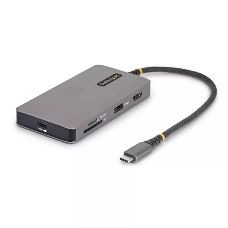 StarTech.com USB-C multiportu centrmezgls 4K 140W - dokstacija klēpjdatoram - USB-C 3.2 Gen 2