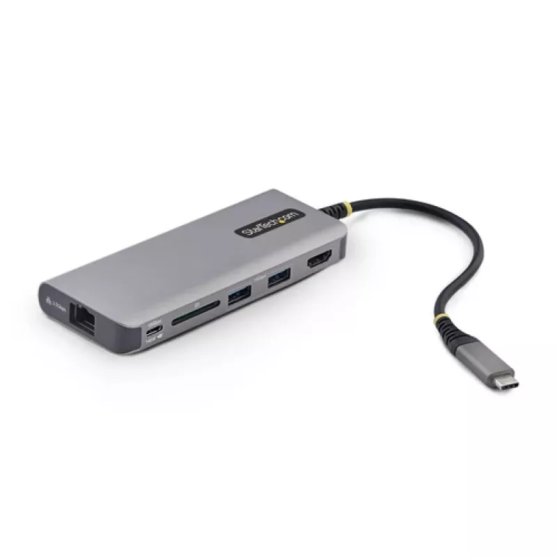 StarTech.com USB-C daudzportu centrmezgls ar 2x DisplayPort, HDMI, 100W PD, 140W kopējā jauda