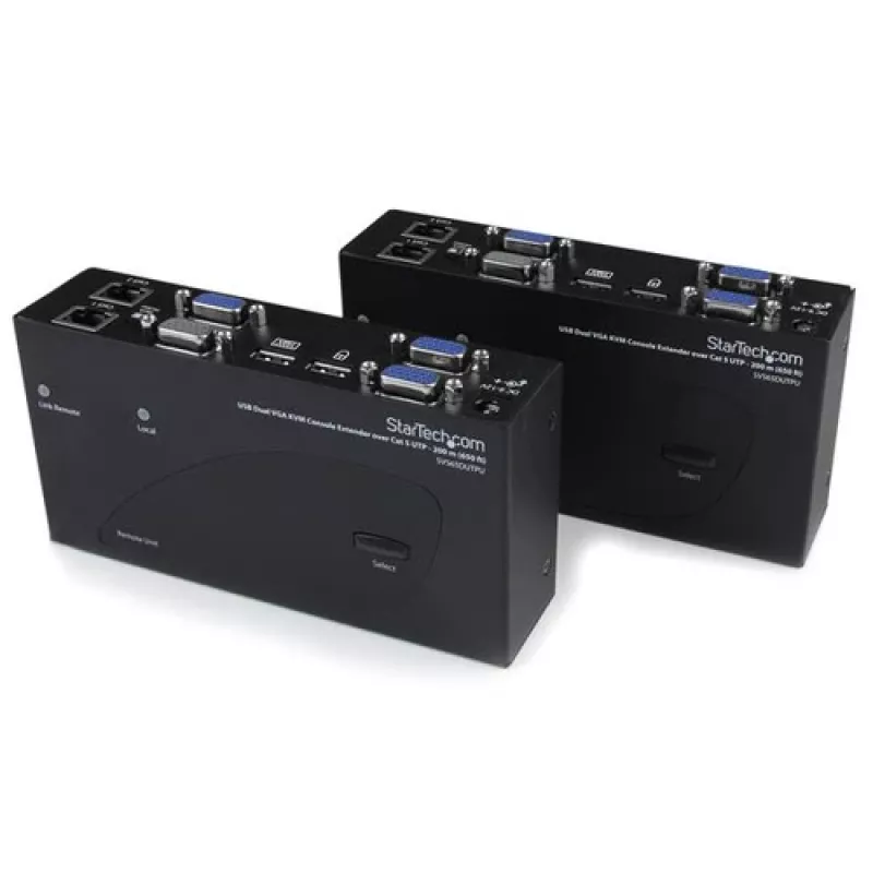 StarTech.com USB Dual VGA KVM pagarinātājs līdz 300m (Cat5/6)