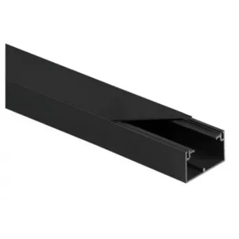 STASIŃSKI CLS 40x25 Elektroinstalācijas kanālu komplekts melns 2m (10 gab. iepakojumā)