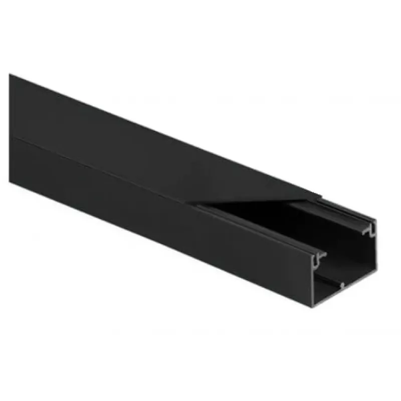 STASIŃSKI CLS 40x25 Elektroinstalācijas kanālu komplekts melns 2m (10 gab. iepakojumā)