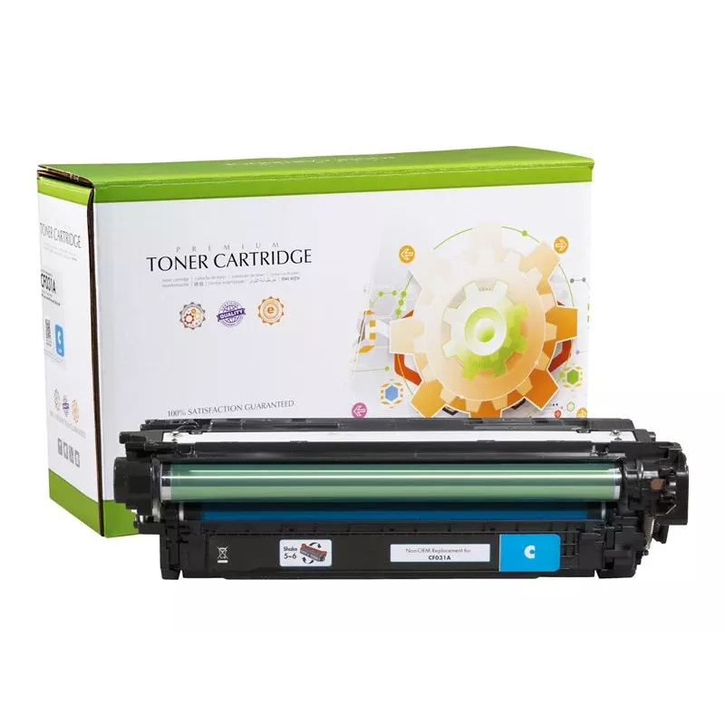 STATIC CONTROL STATIC Tonera kasetne saderīga ar HP CF031A Ciāna Pārlādēta 12 500 lapas