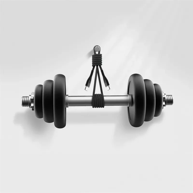 STATIK MagStack Pro magnētiskais kabelis USB-C uz USB-C 1m Melns