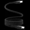 STATIK MagStack Pro magnētiskais kabelis USB-C uz USB-C 1m Melns