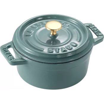 STAUB MINI COCOTTE Mini čuguna apaļā kastrolīte 250 ml, Eikalipts