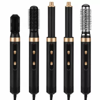 StayBeauty by Extralink M-17934 5-in-1 karstā gaisa matu veidotājs ar jonu tehnoloģiju, 1000W, 5 uzgaļi, regulējama temperatūra un ātrums