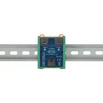 STG STG-SW-POE-3-110 PoE slēdzis / pagarinātājs, 2 PoE porti + 1 augšupielādes ports, 10/100 Mbps