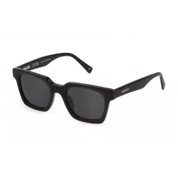 STING SST476-490700 Unisex Saulesbrilles 49/21/140 mm Melni Pelēki Dūmi