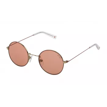 STING Unisex Saulesbrilles SST1944502A8 Taisnstūra Plastmasas Rāmis 45mm Lēcas 100% UV Aizsardzība