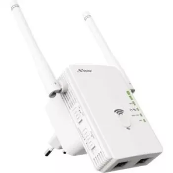Strong Universal Repeater 300 - Wi-Fi diapazona paplašinātājs - 2 porti - 100Mb LAN - Wi-Fi - 2,4 GHz