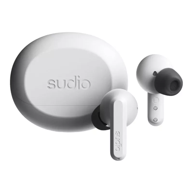 Sudio A3 Pro bezvadu austiņas, Bluetooth 5.4, Fog White