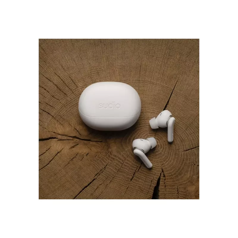 Sudio E4 Pro bezvadu austiņas, Bluetooth 6.0, Cloud White