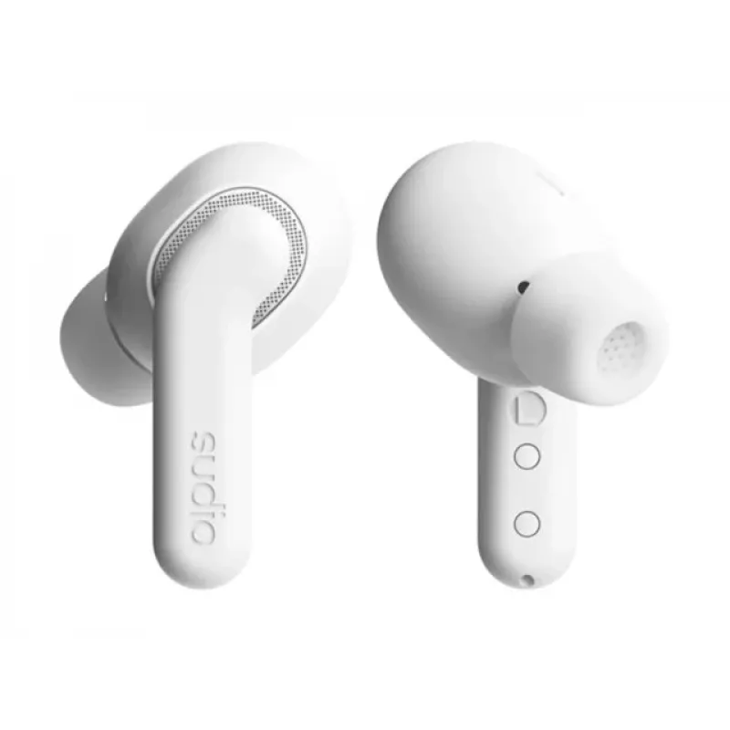 Sudio E4 Pro bezvadu austiņas, Bluetooth 6.0, Cloud White