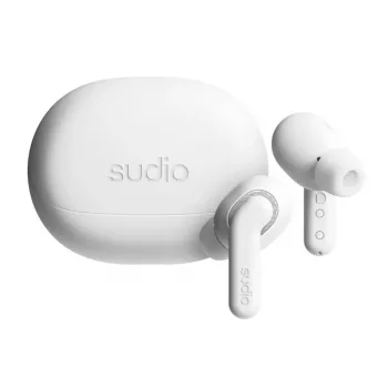 Sudio E4 Pro bezvadu austiņas, Bluetooth 6.0, Cloud White