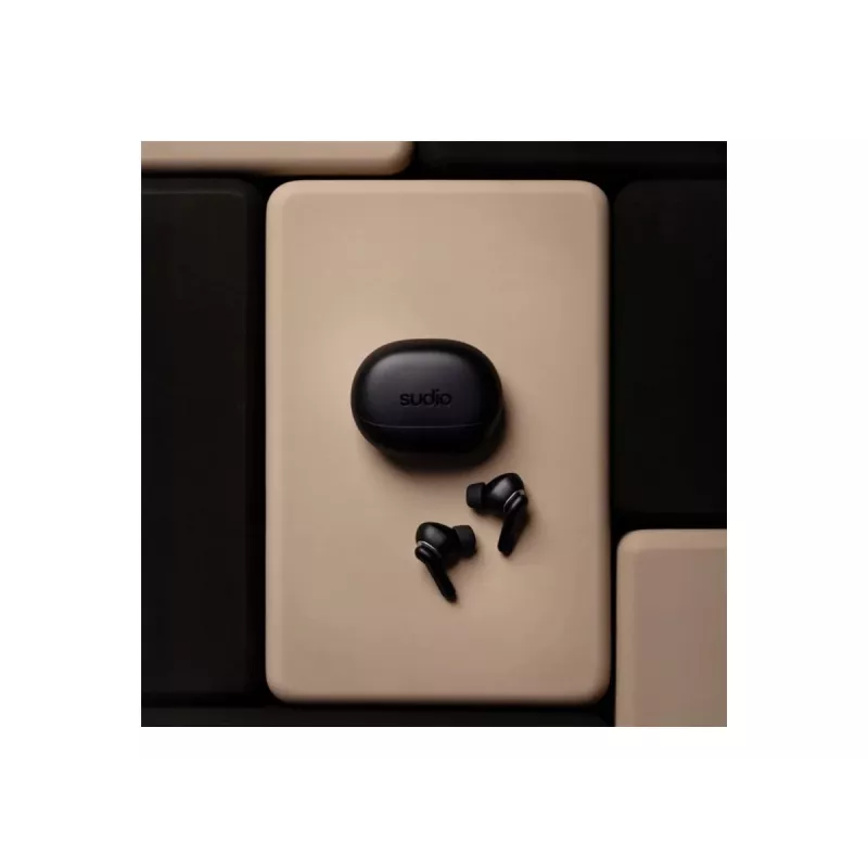 Sudio E4 Pro bezvadu austiņas, Bluetooth 6.0, Midnight Black